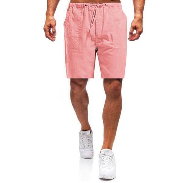 10 Pack Men's Linen Loose Casual Shorts